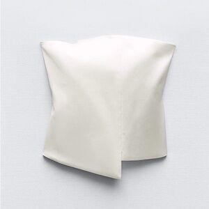 Zara Strapless Satin Effect Top